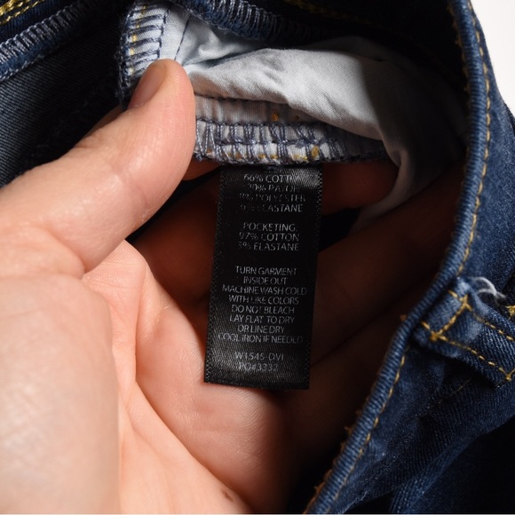 Betabrand Women’s Yoga denim skinny leg pull on 4 pocket jeans size M petite - Picture 8 of 8